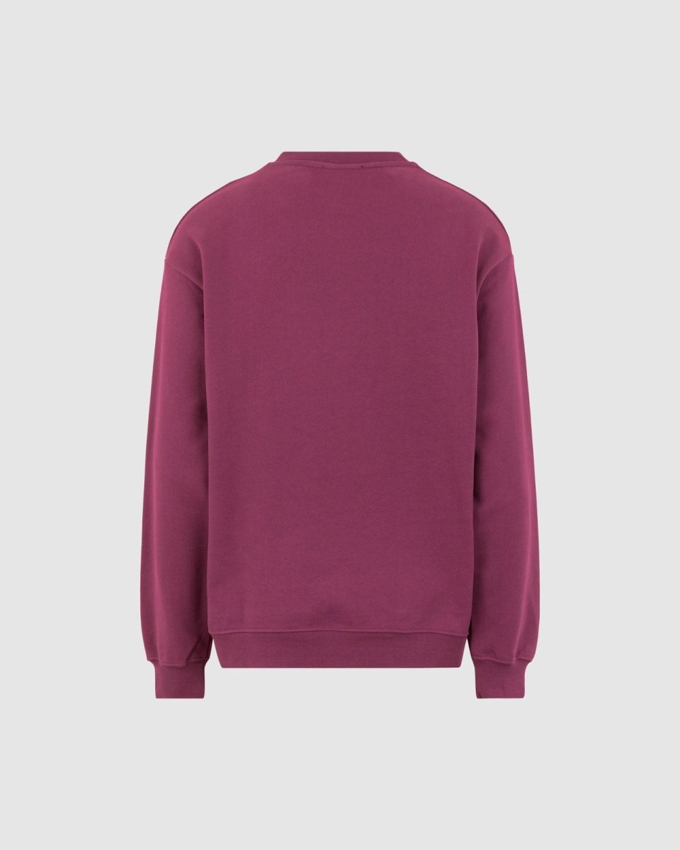 Vision Of Super GRAPE WINE CREWNECK WITH EMBROIDERED LOGO In Saldo