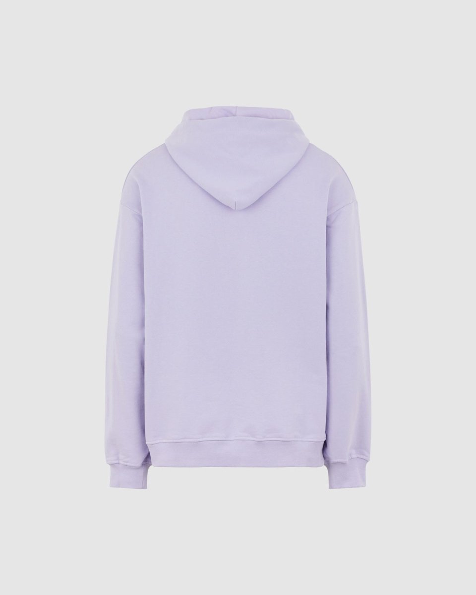 Vision Of Super LILAC HOODIE WITH EMBROIDERED FLAMING HEART Vendite Flash