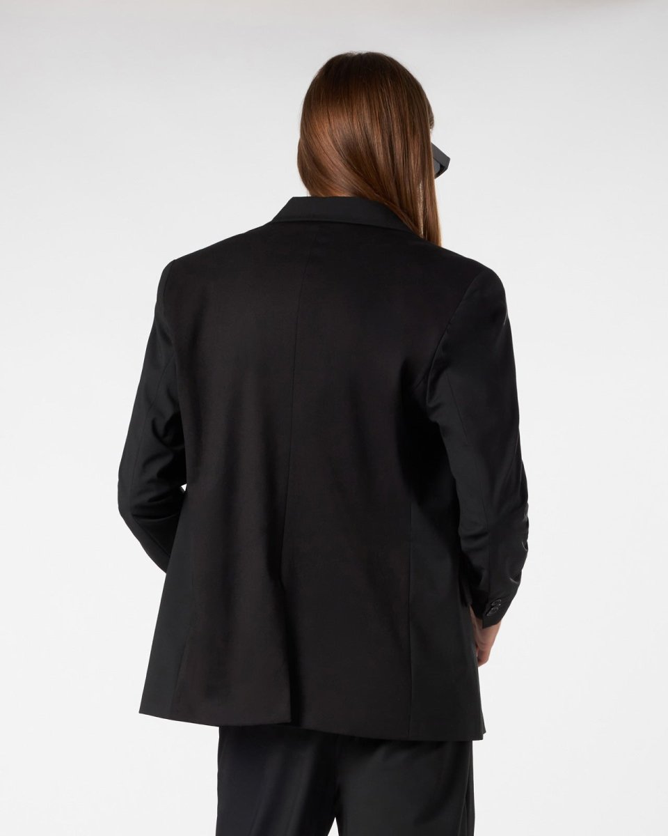 Vision Of Super BLACK BLAZER WITH INTERNAL FLAMES Spedizione Gratuita