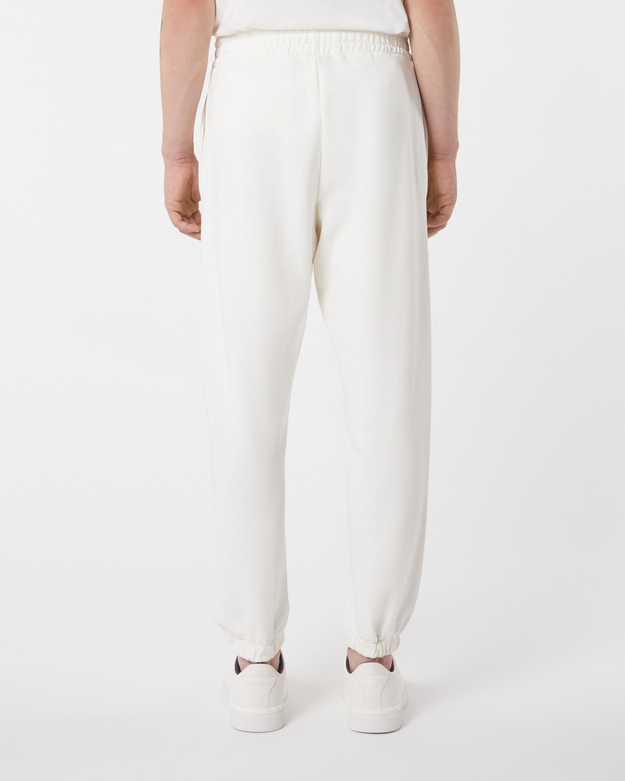 Vision Of Super OFF WHITE PANTS WITH EMBROIDERED FLAMING HEART Economico