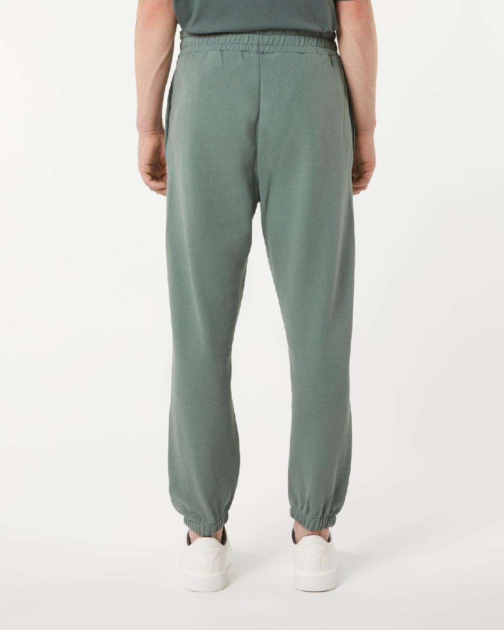 Vision Of Super BALSAM GREEN PANTS WITH EMBROIDERED FLAMING HEART Moda