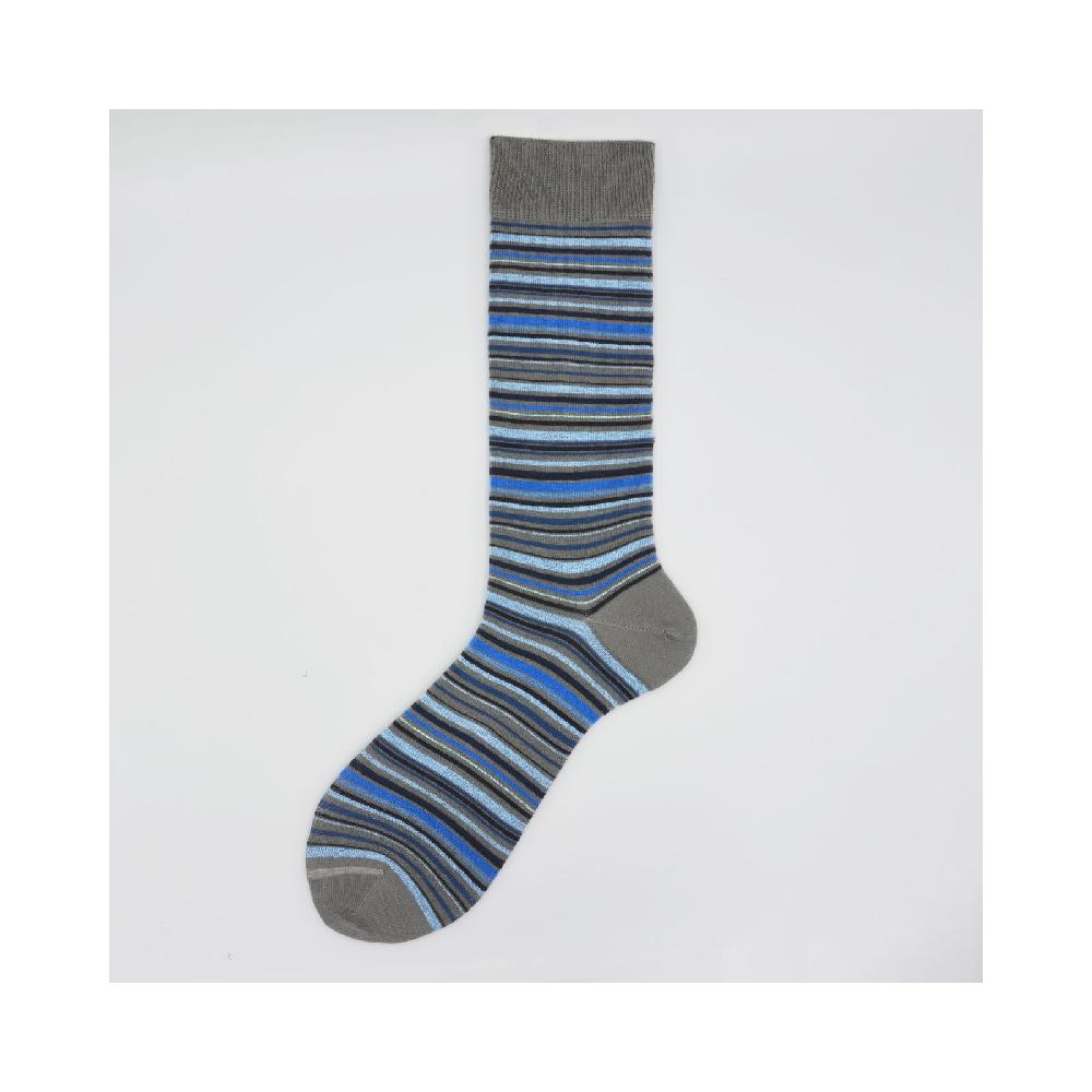 Alto Milano Calza corta in cotone millerighe Emerald In Linea