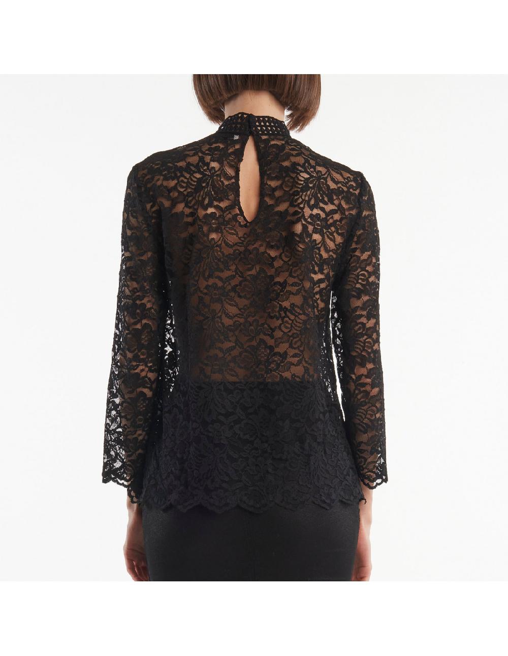 Angelo marani BLUSA IN PIZZO Outlet