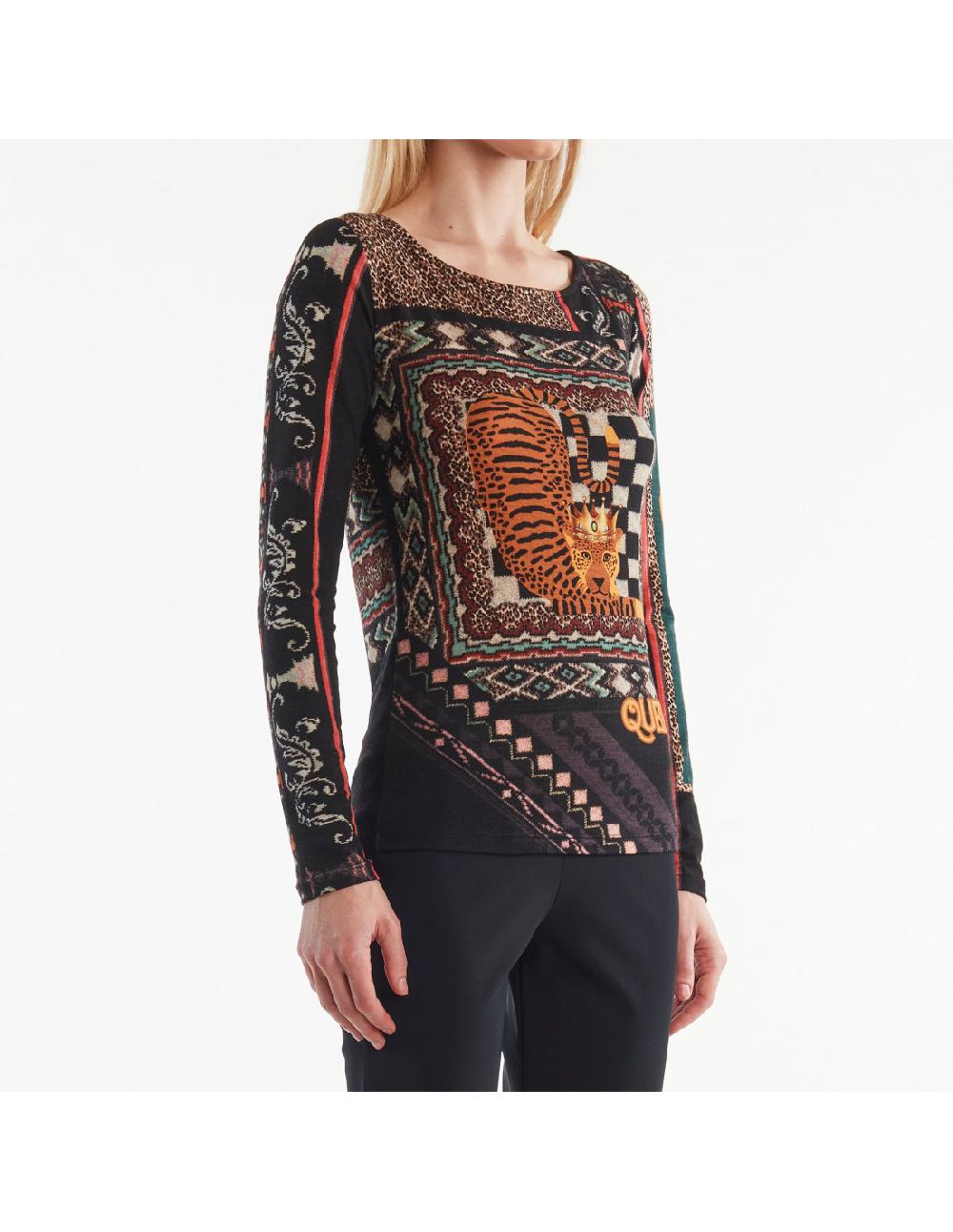 Angelo marani T-SHIRT ST QUEEN M/L In Saldo