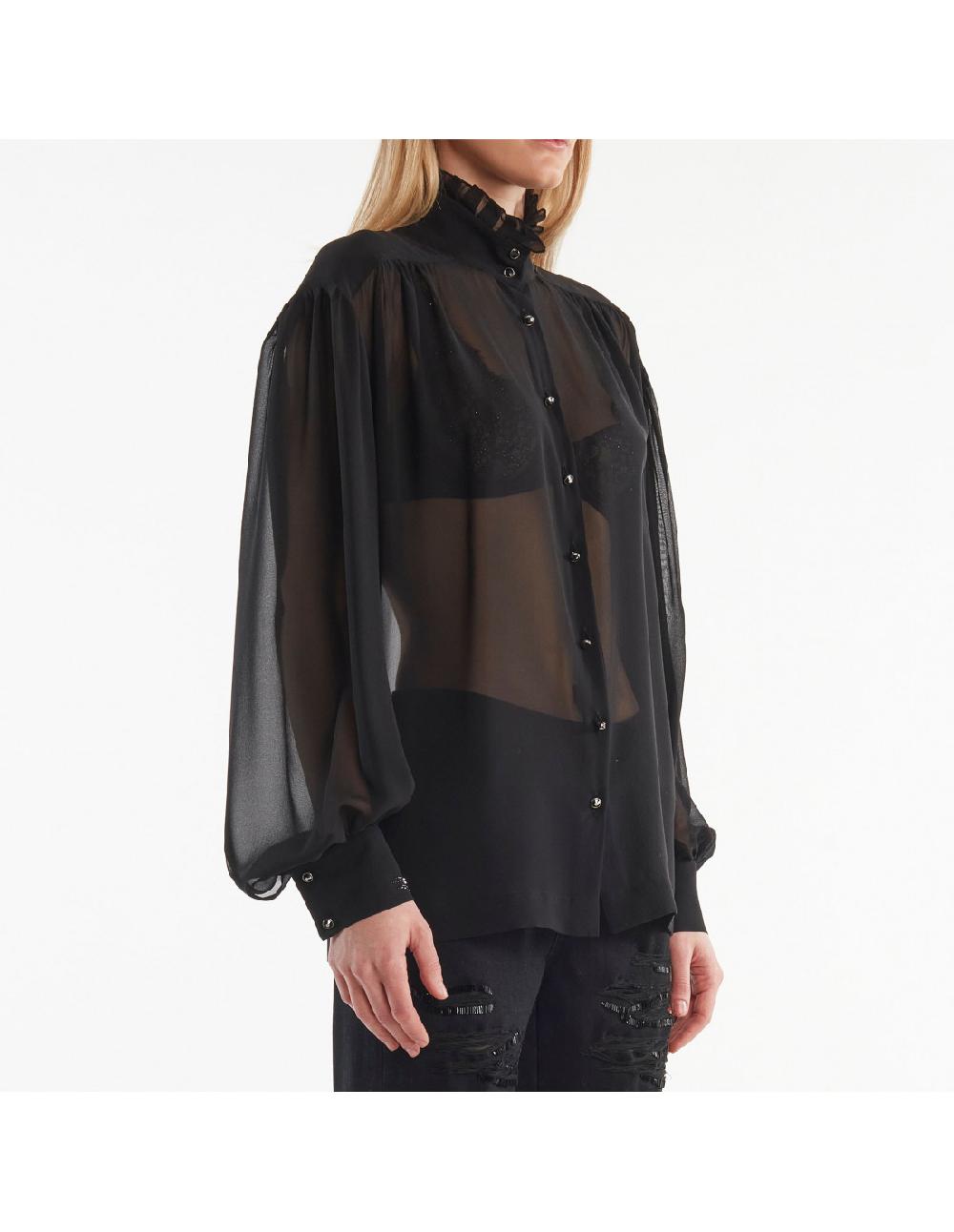 Angelo marani CAMICIA IN GEORGETTE Spedizione gratuita