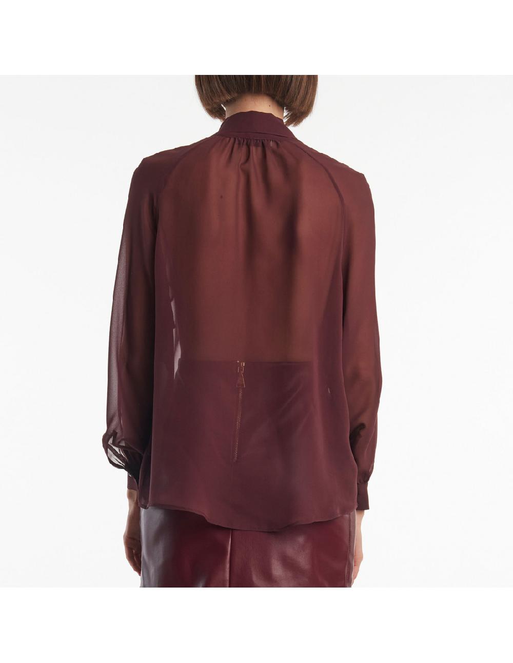Angelo marani CAMICIA CON ROUCHES Fornitura limitata