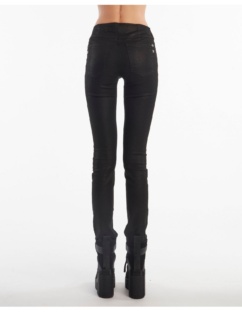 Angelo marani LEGGINGS SPALMATO C/SPACCO Vendita calda