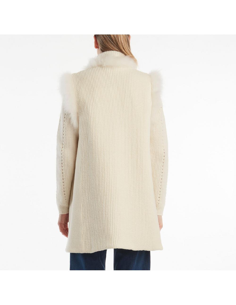 Angelo marani GILET C/BORDI IN PELLICCIA Discount Store per i nuovi prodotti